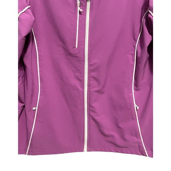 Peter Millar Windbreaker Jacket Purple Large Full-Zip Outdoors Golf Performace - Picture 3 of 10